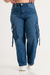 ART.2106 | WIDE LEG CARGO STONE JEANS en internet