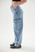 ART.3498 | BAGGY CARGO NEVADO CON CIERRE - Gorsi Jeans