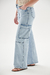 ART.3489 | WIDE LEG CARGO CELESTE ELASTIZADO - Gorsi Jeans