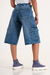 ART.3546 | BERMUDA BAGGY CARGO NEVADO C/HEBILLA - Gorsi Jeans