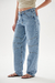 ART.3501 | BAGGY CELESTE CON RECORTE - Gorsi Jeans