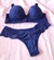 Conjunto de Lingerie Plus Size Fio Duplo Azul - comprar online