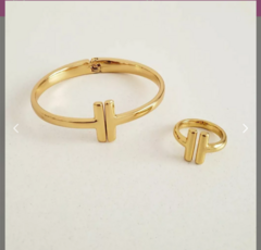 bracelete e anel Tiffany