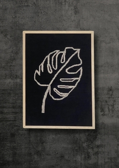 botanic monstera negro | 50 x 70 cm ENTREGA EN 20/30 DIAS - comprar online