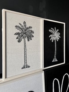 palmerita cruda con negro | 50 x 70 cm - comprar online