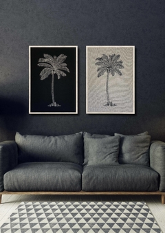 palmera negro | 100 x 70 cm ENTREGA EN 20/30 DIAS - comprar online