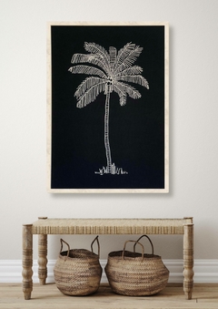 palmera negro | 100 x 70 cm ENTREGA EN 20/30 DIAS