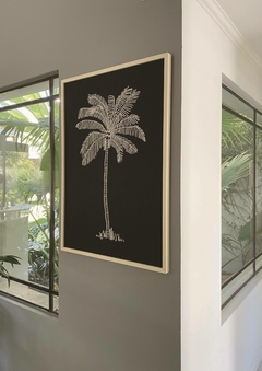 palmera negro | 100 x 70 cm ENTREGA EN 20/30 DIAS - canvaz