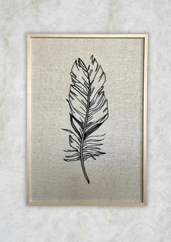 pluma 1 natural | 100 x 70 cm - comprar online