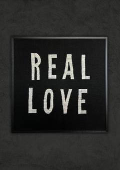 real love negro | 100 x 100 cm ENTREGA EN 20/30 DIAS