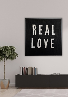 real love negro | 100 x 100 cm ENTREGA EN 20/30 DIAS - comprar online
