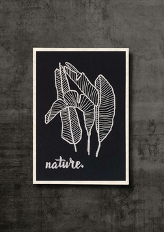 nature negro | 100 x 70 cm - comprar online