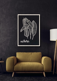 nature negro | 100 x 70 cm