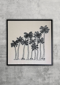 palmar natural | 100 x 100 cm - canvaz