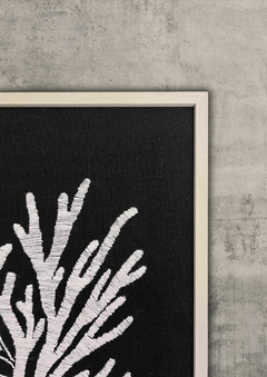 coral 1 negro | 100 x 70 cm - canvaz