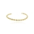 BRACELETE DETALHE TORCIDO BANHO OURO 18K