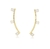 EAR CUFF CRISTAIS BANHO OURO 18K