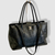 Bolsa de couro preto - loja online