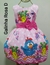 vestido Galinha Pintadinha Rosa