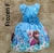 vestido Frozen luxo