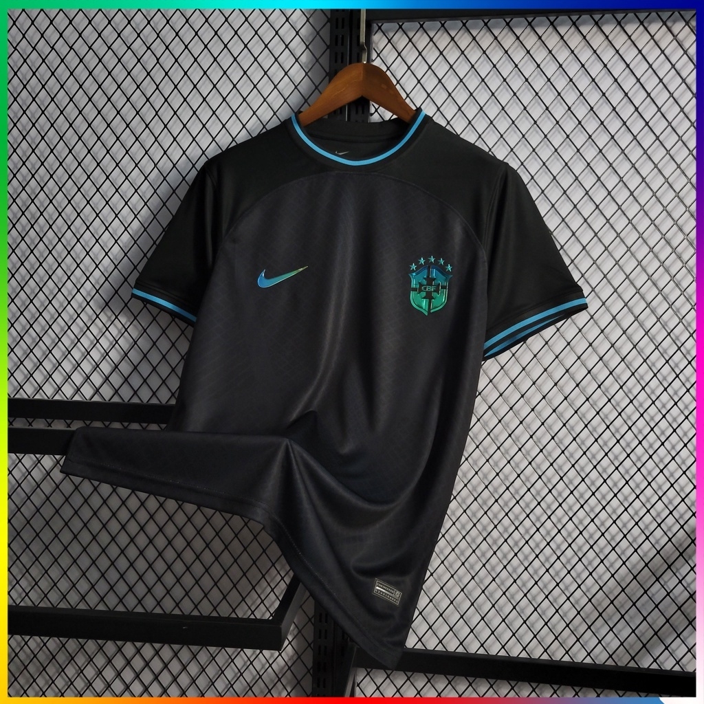 Camisa Seleção Brasileira Futebol Edição Comemorativa Black