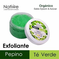 Exfoliante De Pepino y Té Verde - Natiwe Botánica