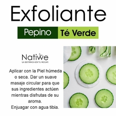 Exfoliante De Pepino y Té Verde - comprar en línea