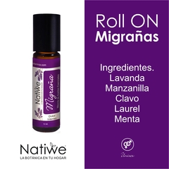 Roll On Migraña - Natiwe Botánica