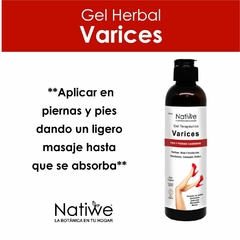 Gel Terapéutico Varices - Natiwe Botánica