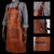 Avental de couro de PU com bolso vintage, ideal para churrasco, cozinheiro chefe cod. 4.0.3.1 - loja online