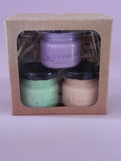 kit 3 mini velas Aromáticas - Coleção Classic Home - loja online