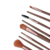 Kit com 8 Pincéis para Maquiagem (Mini) - Laranja - comprar online