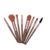 Kit com 8 Pincéis para Maquiagem (Mini) - Laranja na internet