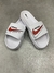 Chinelo Slide Nike - Branca e Vermelha - comprar online