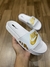 Chinelo Slide Nike - Branco e Dourado