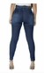 Jeans calça skinny com lycra cintura alta levanta bumbum - JV  Estar Bem