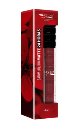 Batom Líquido Matte 24 Horas Max Love 4ml Cor 33 - comprar online