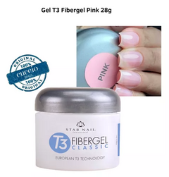 Gel Star Nail T3 Fibergel Pink 28g - Minas Nail & Minas Makeup