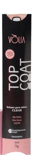 Sache Top Coat Clear Volia 9g - comprar online