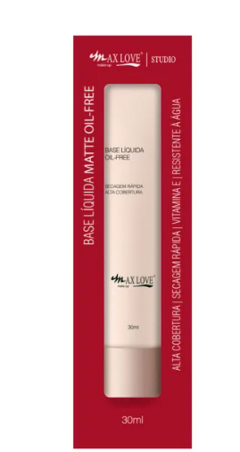 Base Líquida Matte Oil-Free Max Love Cor:109 30ml - comprar online