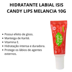 Hidratante Labial Candy Lips Isis Makeup Cor:Melancia 10g na internet