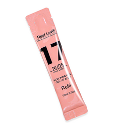 Refil Gel Sculping Linha Light Real Love 15ml cor:Nude 17