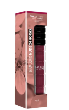 Batom Líquido Nude 24 Horas Max Love 4ml Cor 07