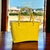 Bolso de Piel Tote Cincelado Amarillo - AOO