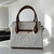 Bolso de Piel Artesanal Linea Blanco - AOO