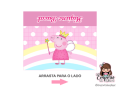 PORTA ESCOVA DE DENTES E TOALHA PEPPA PIG