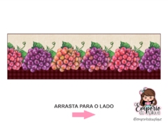 TECIDO PARA BARRA DE TOALHA UVAS