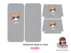 NECESSAIRE COM ABA GATINHO