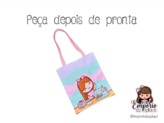 BOLSA ECOBAG FLORAL VERMELHO - comprar online