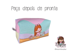 NECESSAIRE BOX MULHER VERMELHO - comprar online